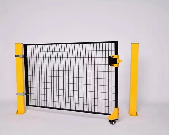 Secure fencing for automated machinery zones.